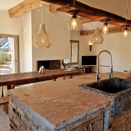 ヴィラ Bergerie #casa Di Petra A Palombaggia Avec Piscine *